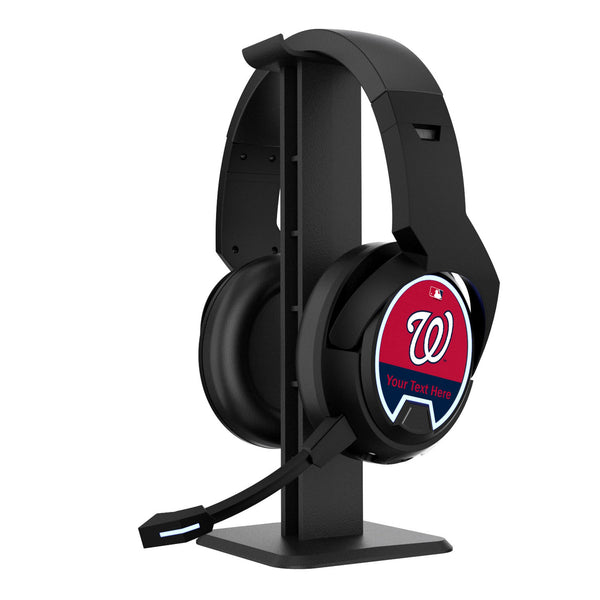 Washington Nationals Personalized Endzone Solid Gaming Headphones