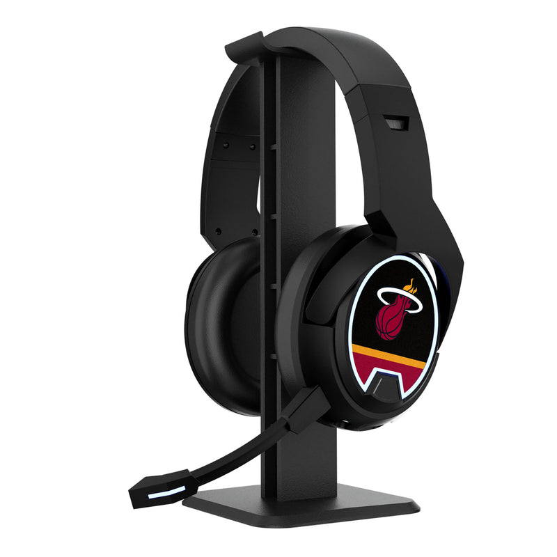 Miami Heat Stripe Gaming Headphones