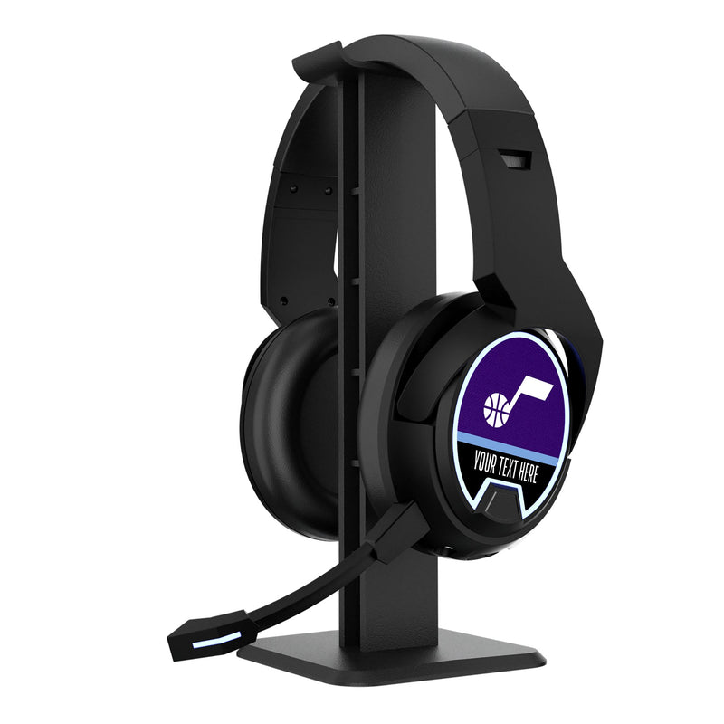 Utah Jazz Personalized Endzone Solid Gaming Headphones
