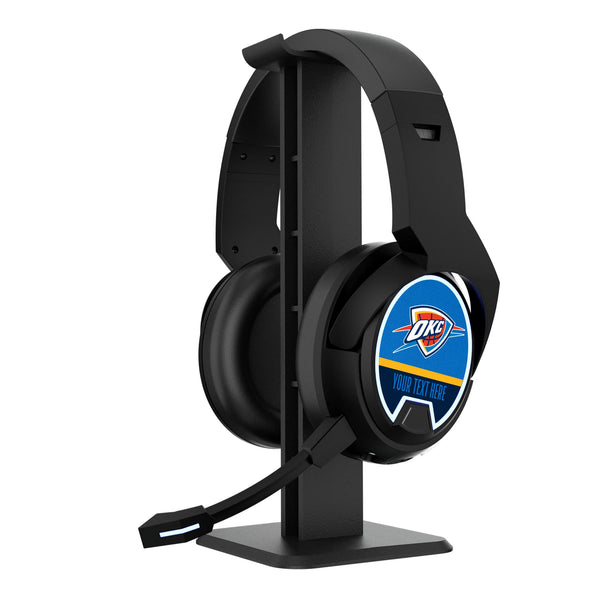 Oklahoma City Thunder Personalized Endzone Solid Gaming Headphones