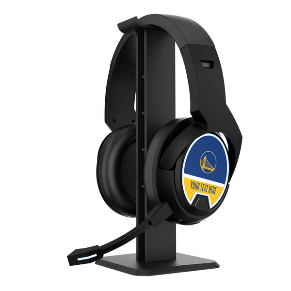 Golden State Warriors Personalized Endzone Solid Gaming Headphones