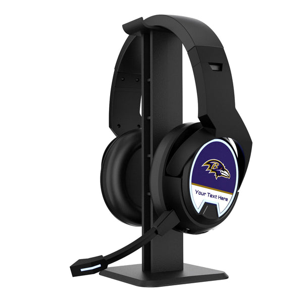 Baltimore Ravens Personalized Endzone Solid Gaming Headphones
