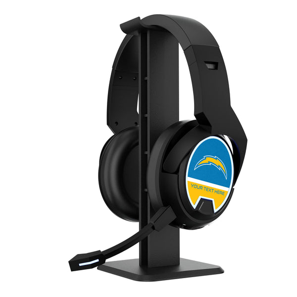 Los Angeles Chargers Personalized Endzone Solid Gaming Headphones