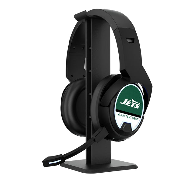 New York Jets Personalized Endzone Solid Gaming Headphones