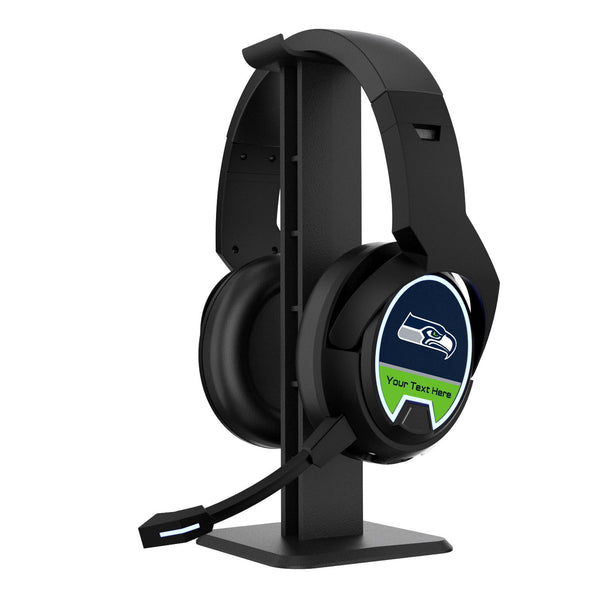 Seattle Seahawks Personalized Endzone Solid Gaming Headphones