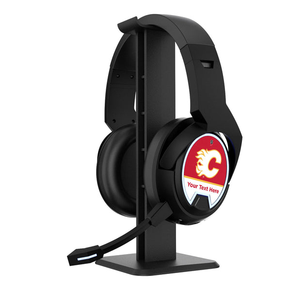 Calgary Flames Personalized Endzone Solid Gaming Headphones