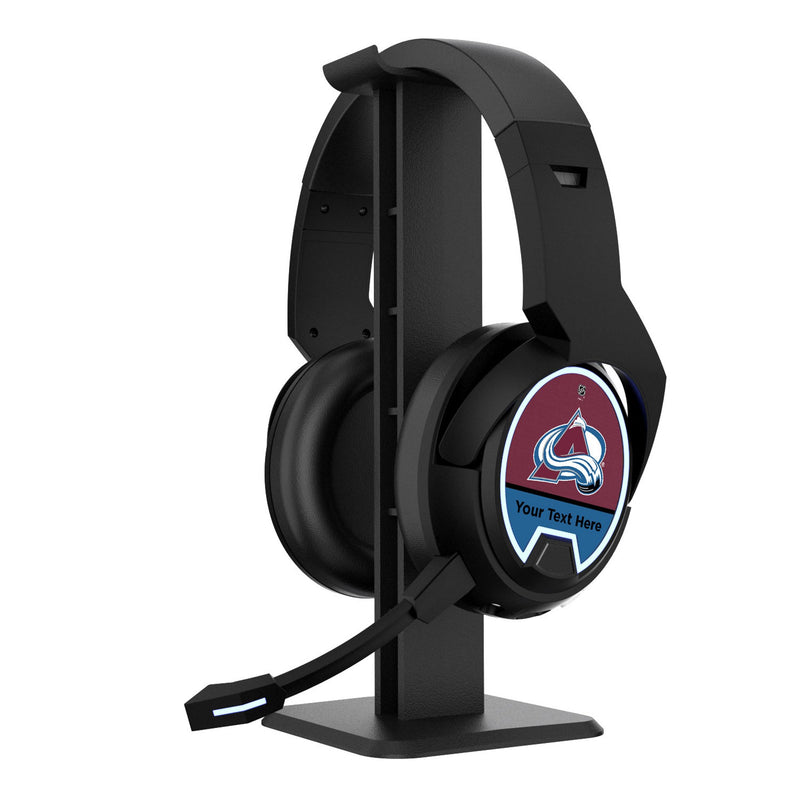 Colorado Avalanche Personalized Endzone Solid Gaming Headphones