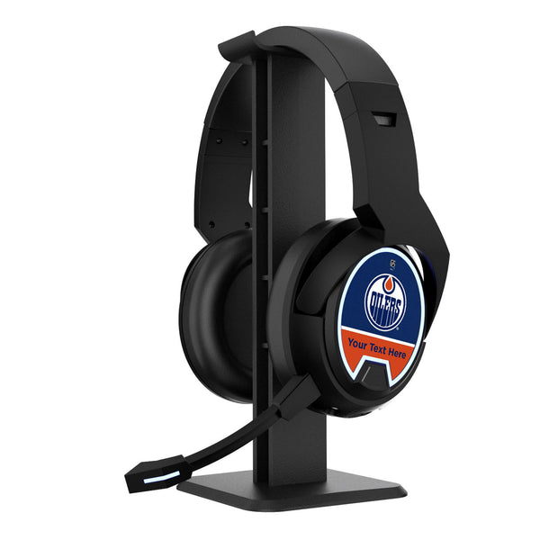 Edmonton Oilers Personalized Endzone Solid Gaming Headphones