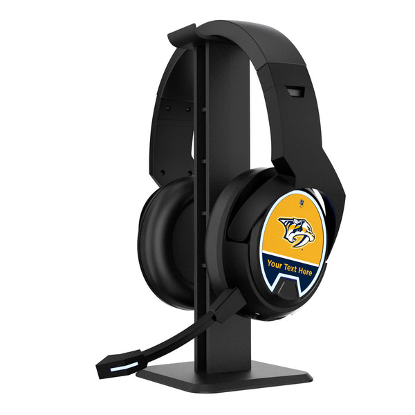 Nashville Predators Personalized Endzone Solid Gaming Headphones