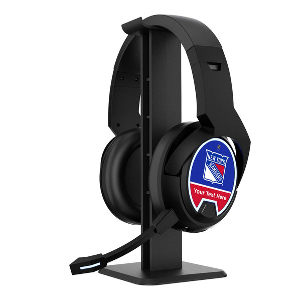 New York Rangers Personalized Endzone Solid Gaming Headphones