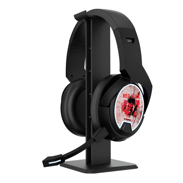 Marvel Avengers Red Hulk Badge Gaming Headphones