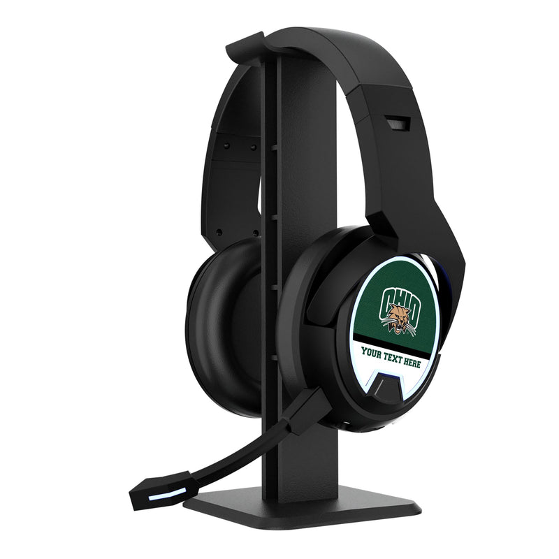 Ohio University Bobcats Personalized Endzone Solid Gaming Headphones