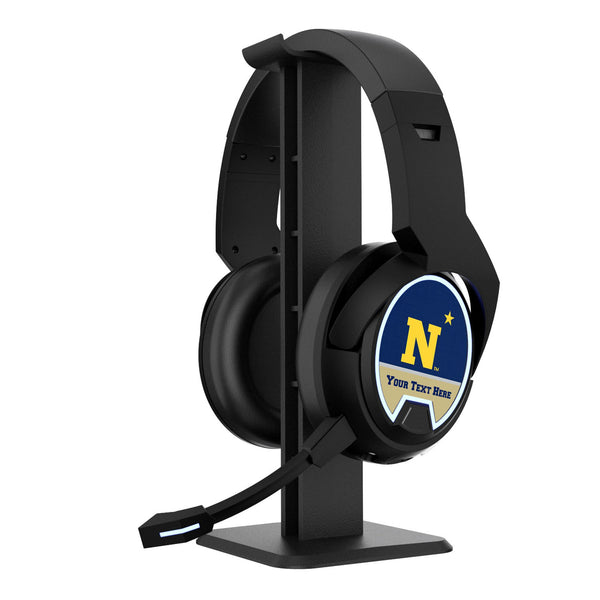 United State Naval Academy Midshipmen Personalized Endzone Solid Gaming Headphones