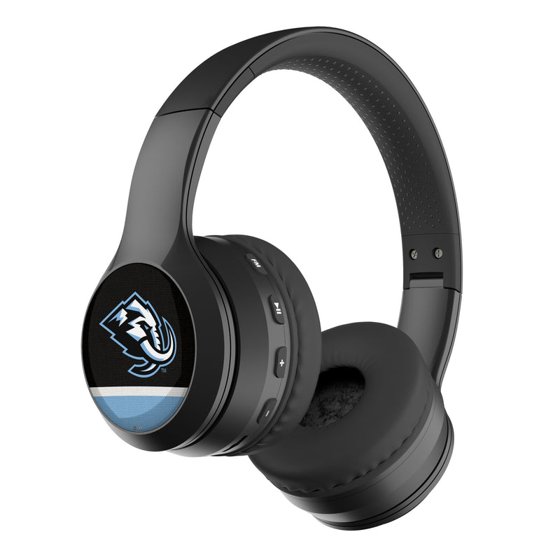 Utah Mammoth Stripe Wireless Over-Ear BT Headphones With Case