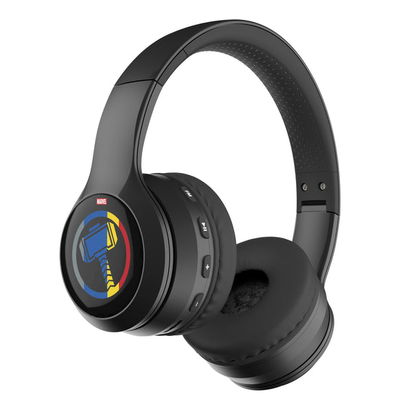 Marvel Avengers Thor Sigil Wireless Over-Ear BT Headphones With Case