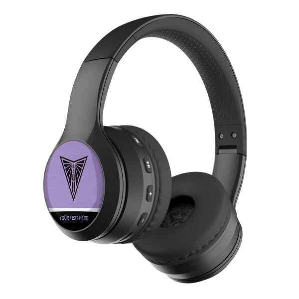 Golden State Valkyries Personalized Endzone Solid Wireless Over-Ear BT Headphones With Case