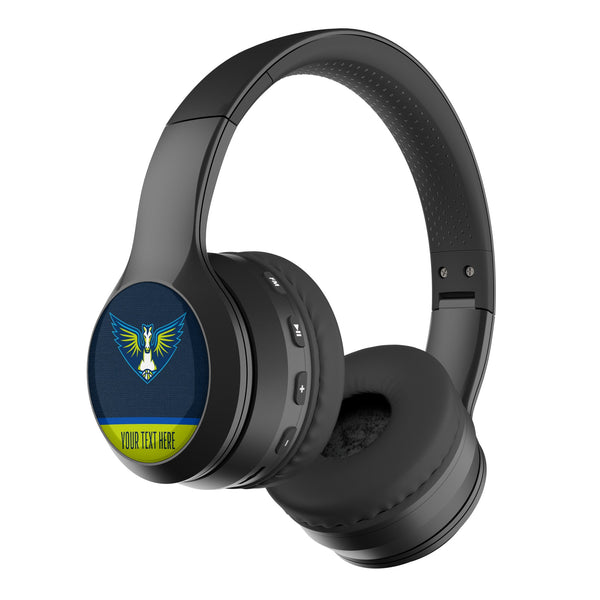 Dallas Wings Personalized Endzone Solid Wireless Over-Ear BT Headphones With Case