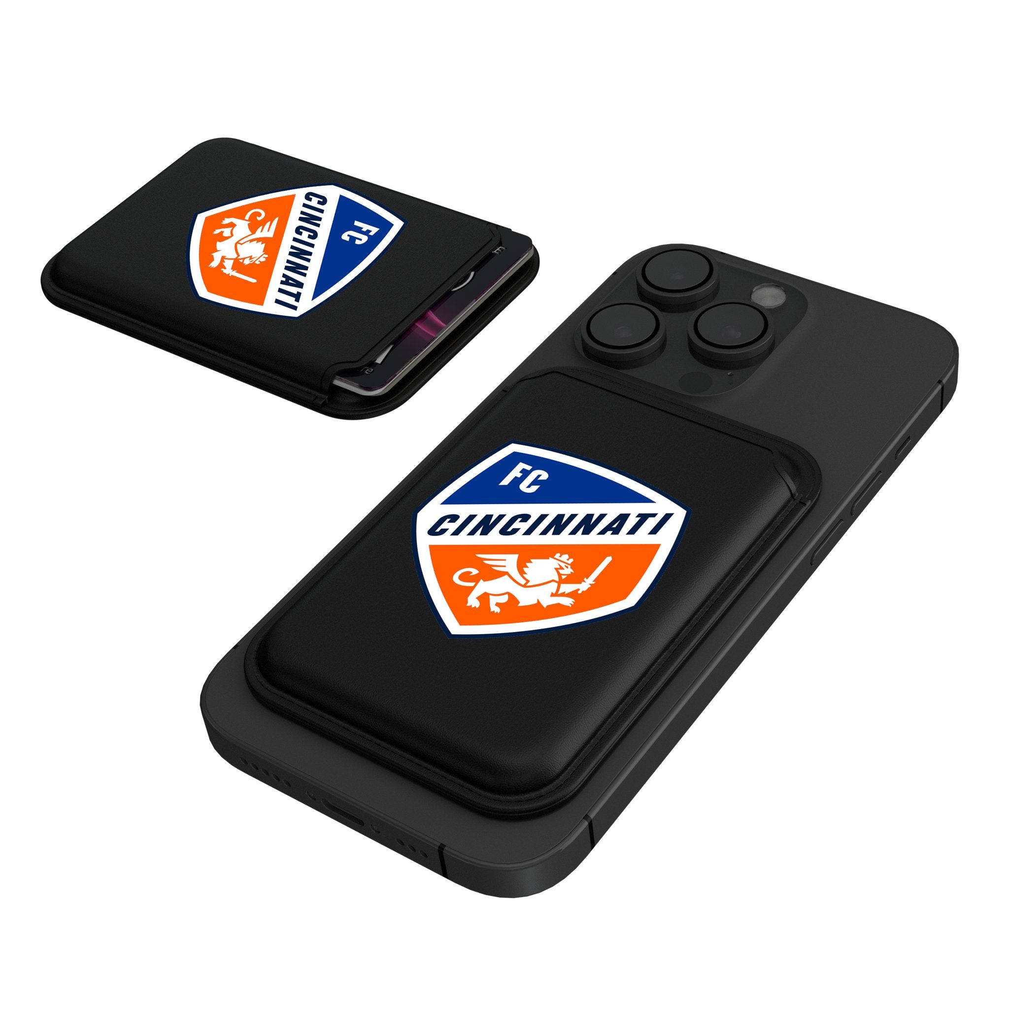 FC Cincinnati Insignia Black Magnetic Credit Card Wallet