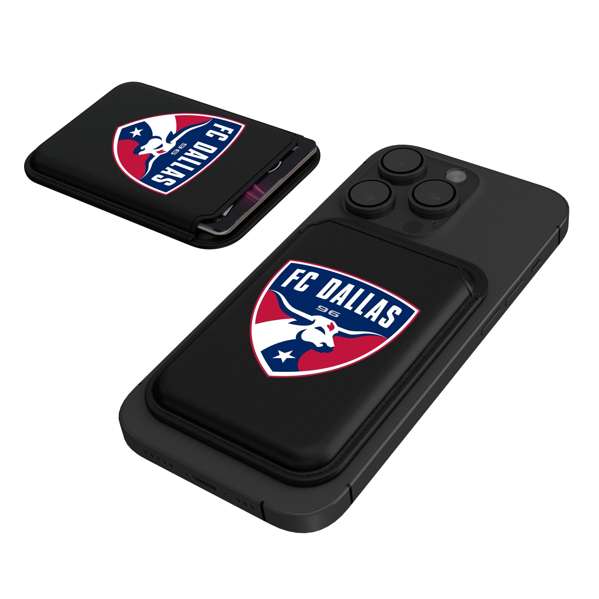 FC Dallas Insignia Black Magnetic Credit Card Wallet