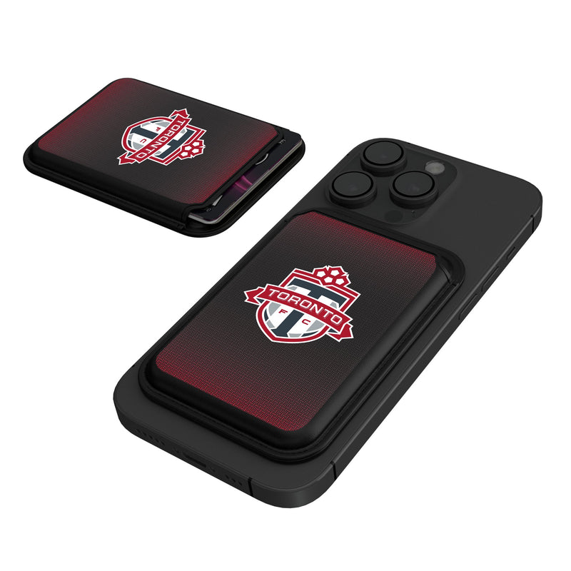 Toronto FC   Linen Black Magnetic Credit Card Wallet