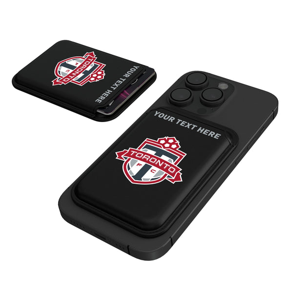 Toronto FC Personalized Insignia Black Magnetic Credit Card Wallet