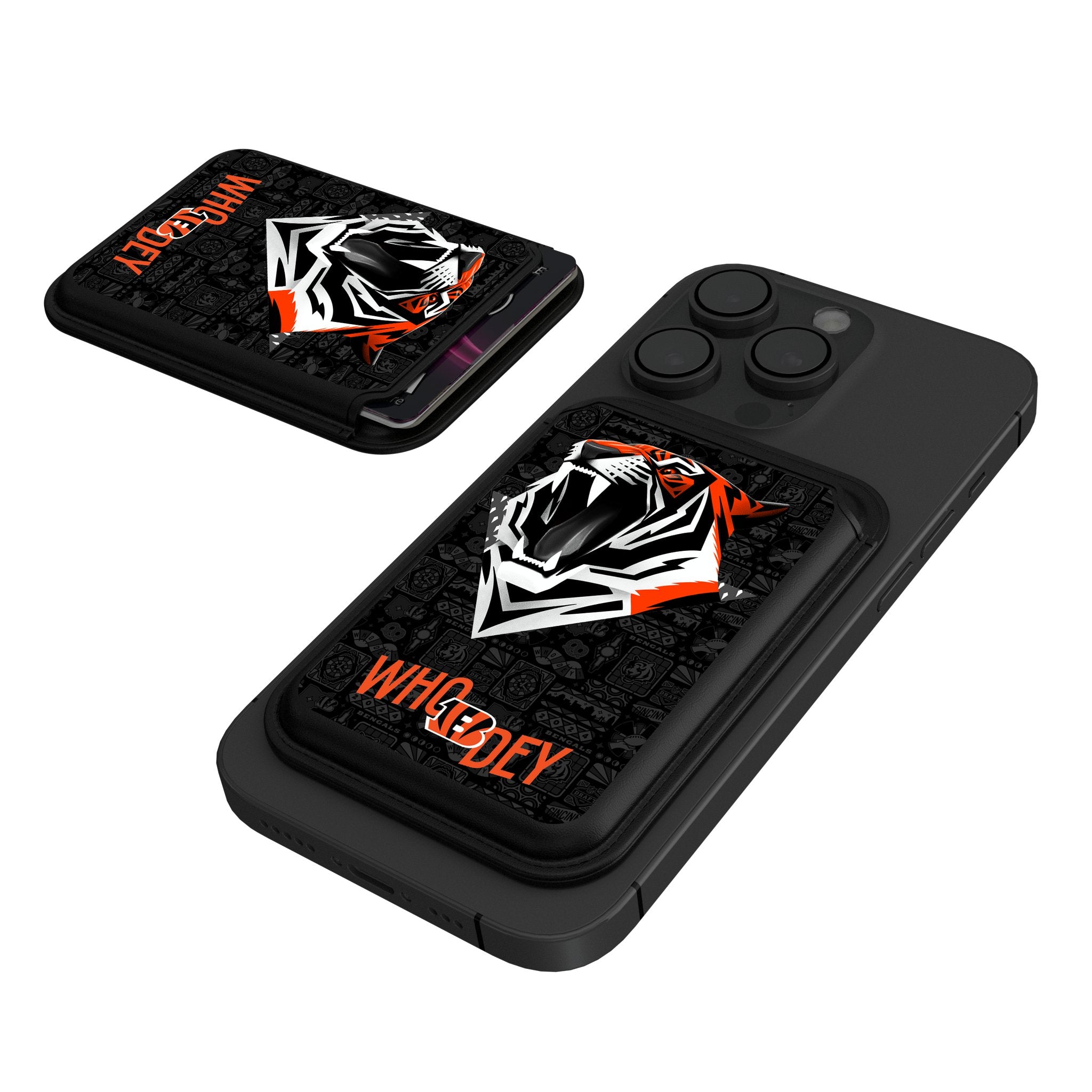 Cincinnati Bengals 2024 Edition Black Magnetic Credit Card Wallet