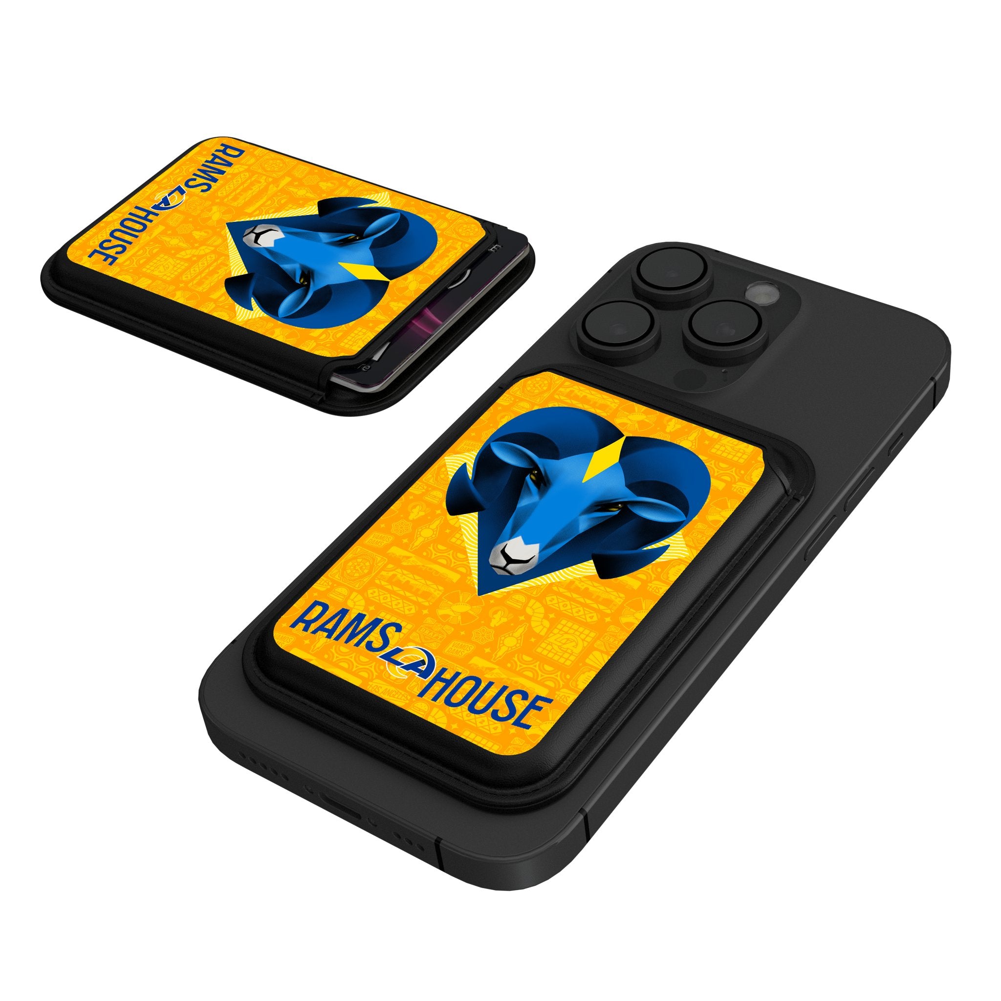 Los Angeles Rams 2024 Edition Black Magnetic Credit Card Wallet