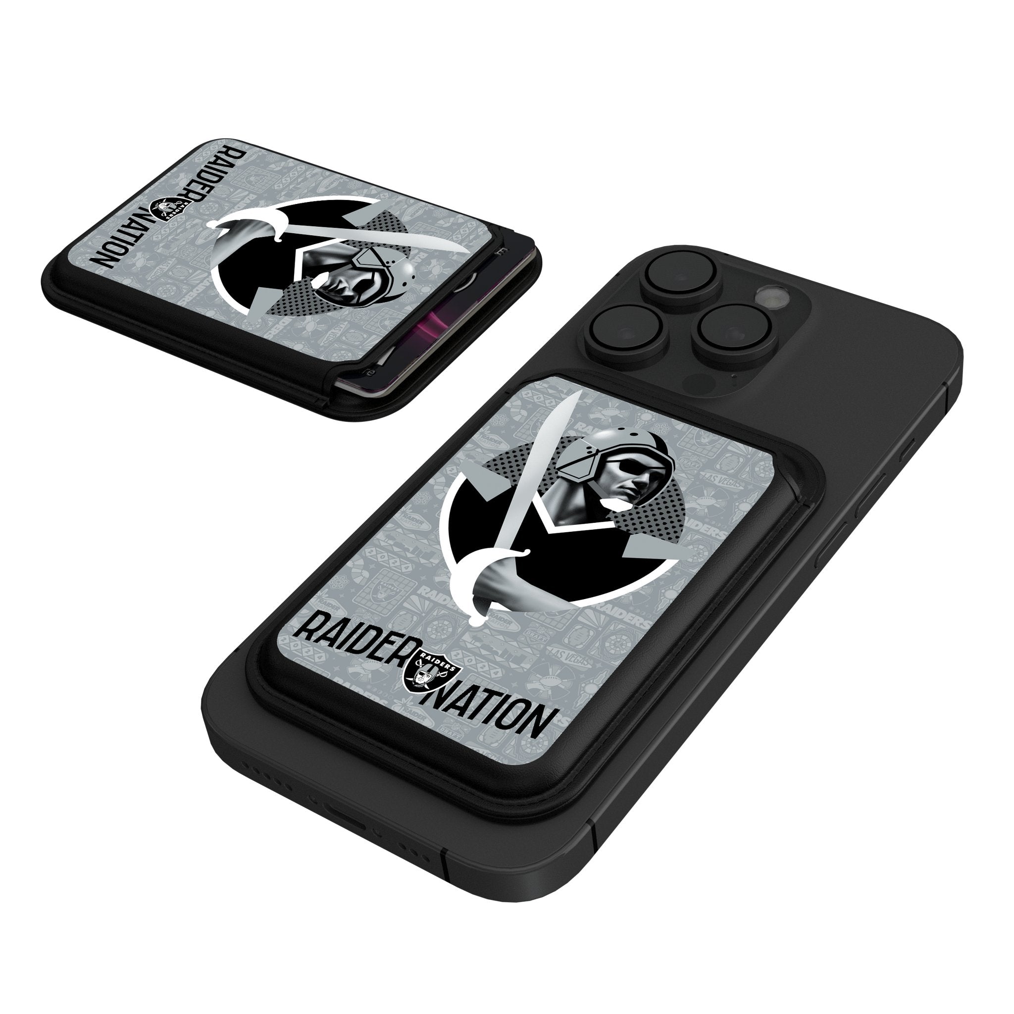 Las Vegas Raiders 2024 Edition Black Magnetic Credit Card Wallet