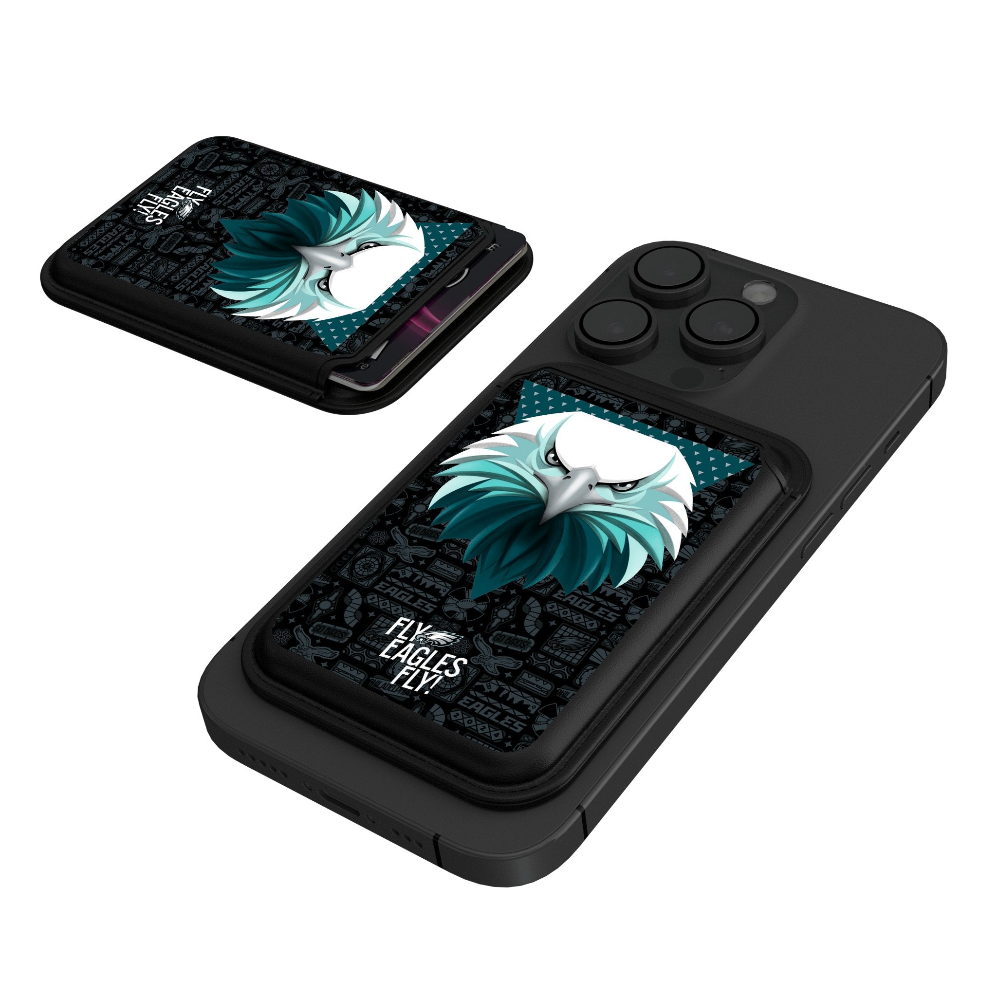 Philadelphia Eagles 2024 Edition Black Magnetic Credit Card Wallet