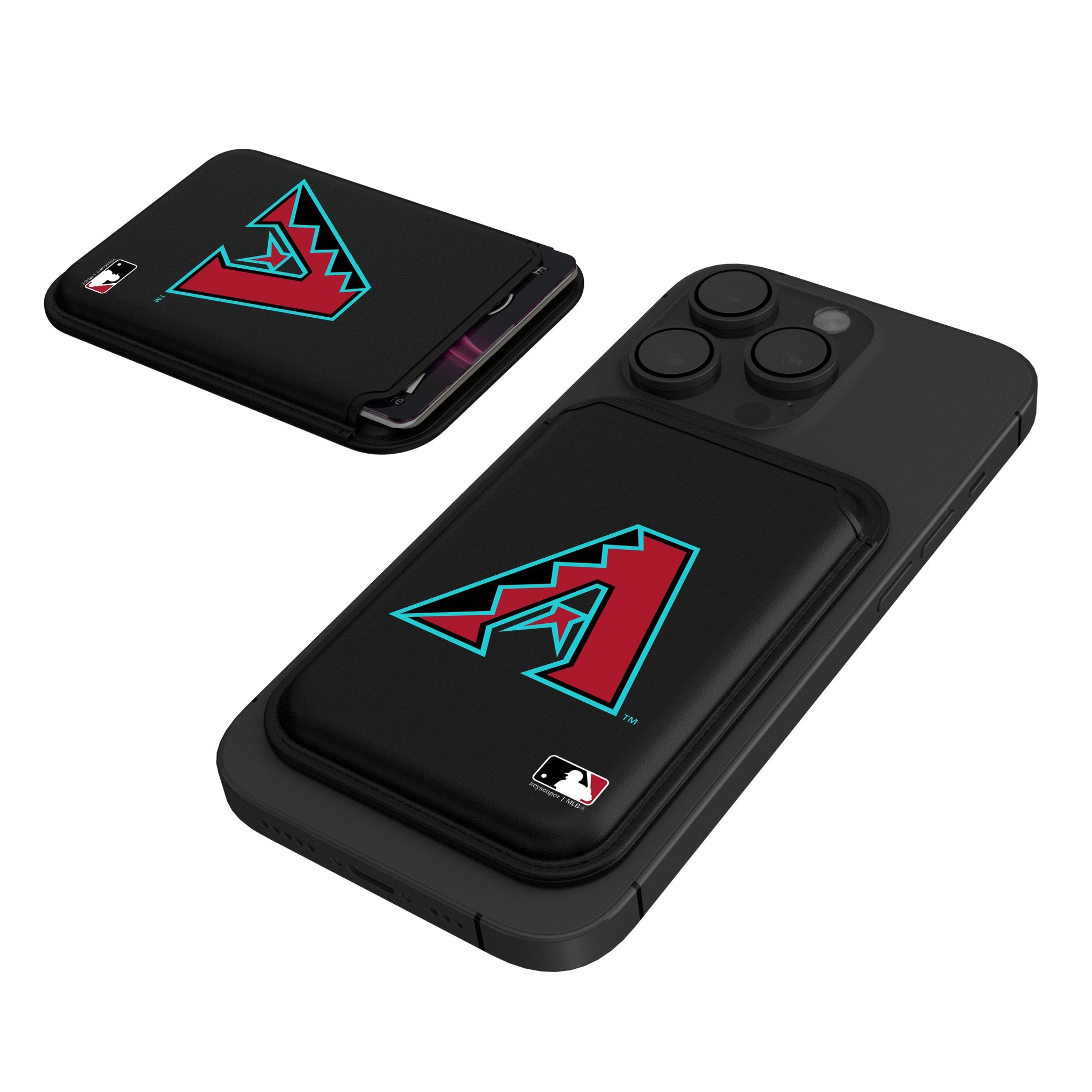 Arizona Diamondbacks Insignia Black Magnetic Credit Card Wallet