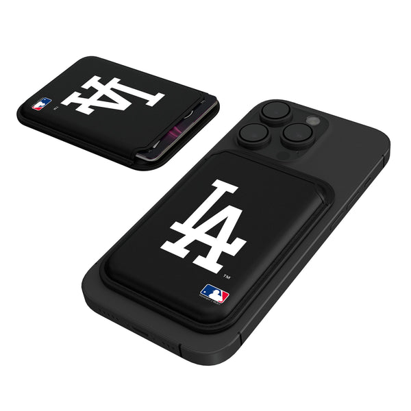 LA Dodgers Insignia Black Magnetic Credit Card Wallet