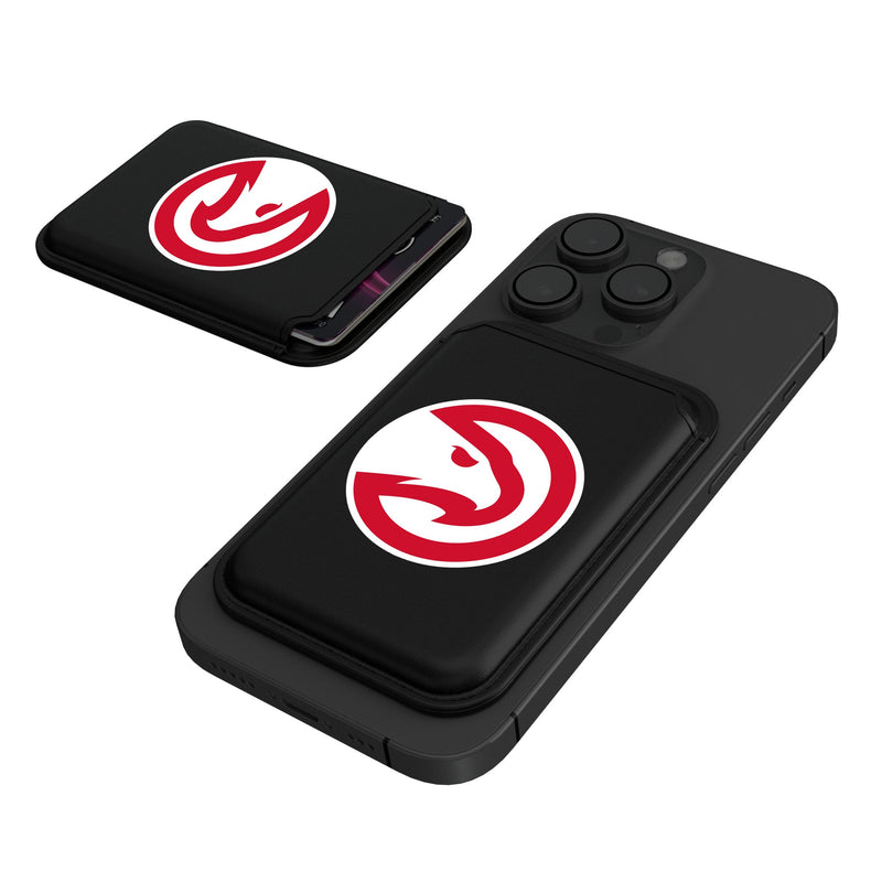 Atlanta Hawks Insignia Black Magnetic Credit Card Wallet