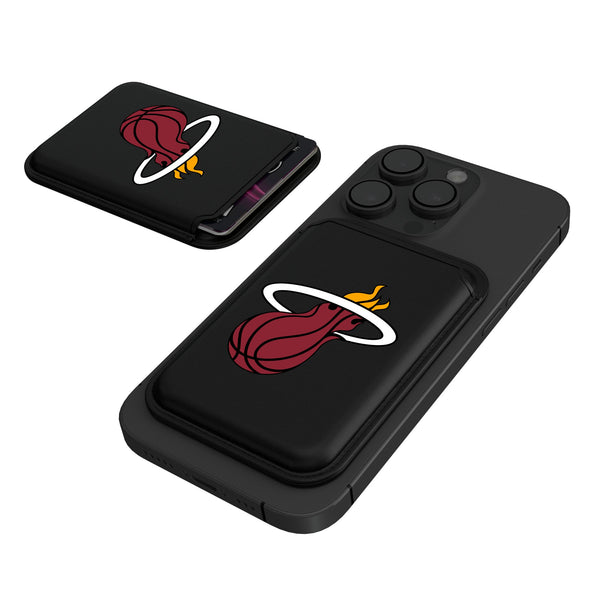 Miami Heat Insignia Black Magnetic Credit Card Wallet