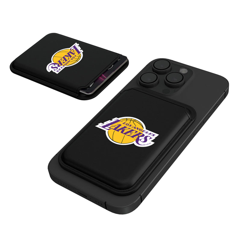 Los Angeles Lakers Insignia Black Magnetic Credit Card Wallet