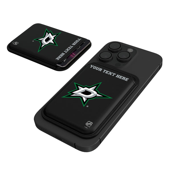 Dallas Stars Personalized Insignia Black Magnetic Credit Card Wallet