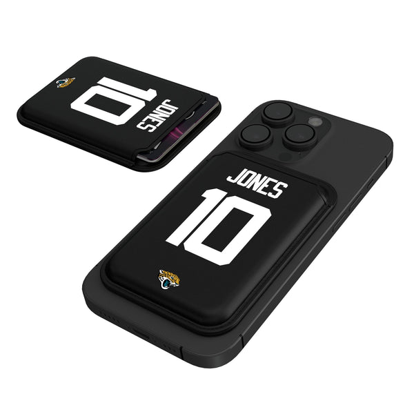 Mac Jones Jacksonville Jaguars 10 Ready Black Magnetic Credit Card Wallet