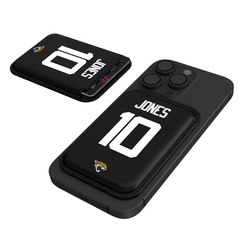 Mac Jones Jacksonville Jaguars 10 Ready Black Magnetic Credit Card Wallet