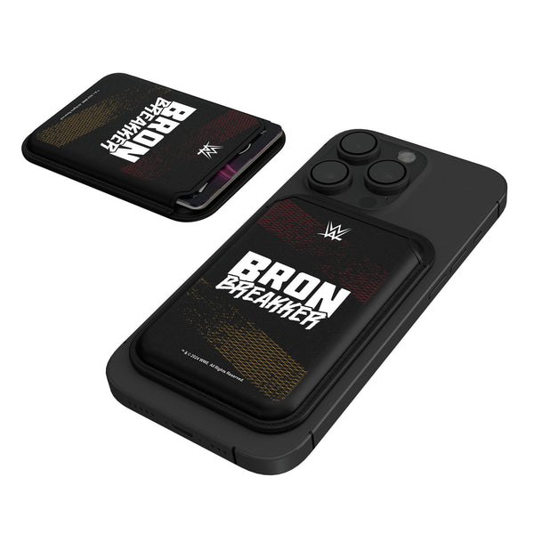 Bron Breakker Steel Black Magnetic Credit Card Wallet