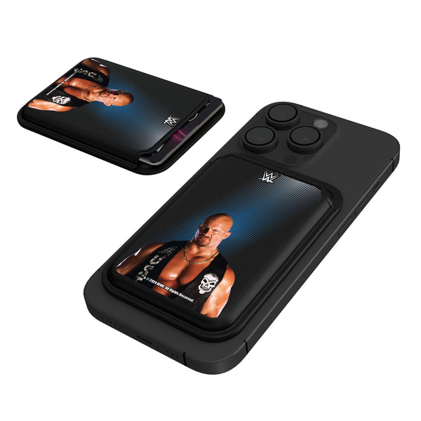 Stone Cold Steve Austin Superstar Black Magnetic Credit Card Wallet