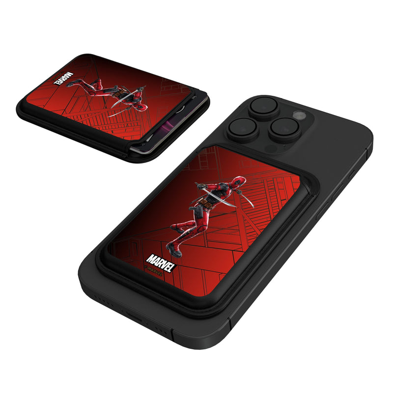 Marvel Deadpool MechLine Black Magnetic Credit Card Wallet