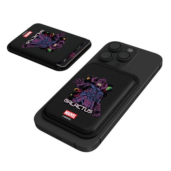 Marvel Galactus Badge Black Magnetic Credit Card Wallet