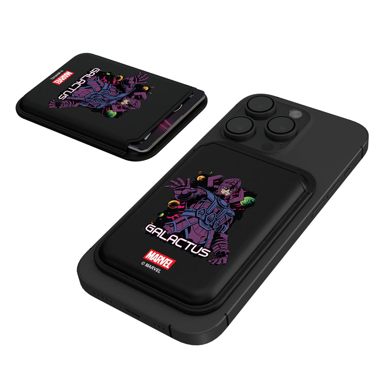 Marvel Galactus Badge Black Magnetic Credit Card Wallet