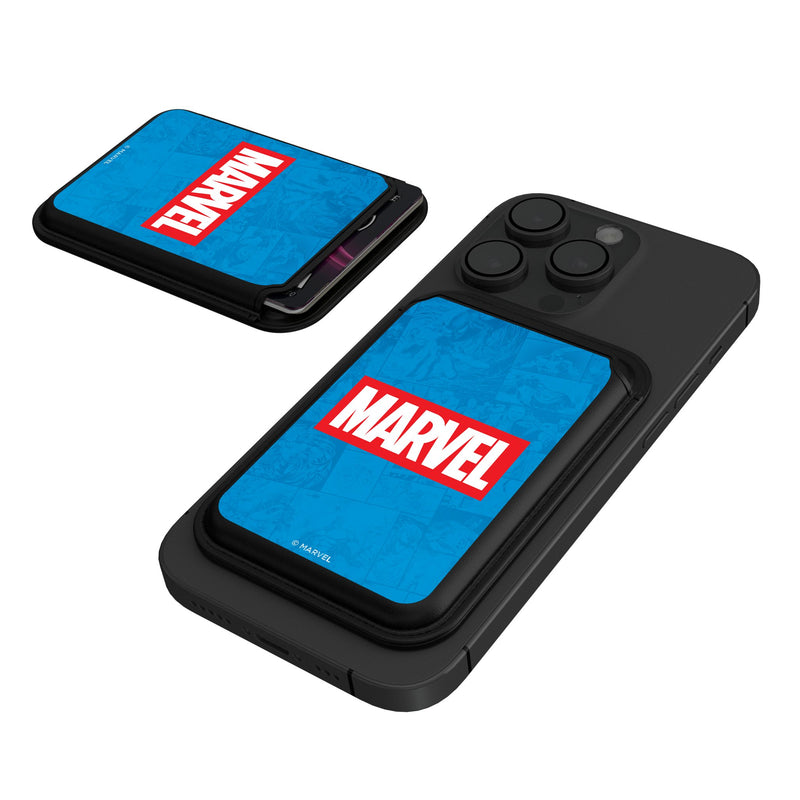 Marvel Comics Marvel Logo Black Magnetic Credit Card Wallet