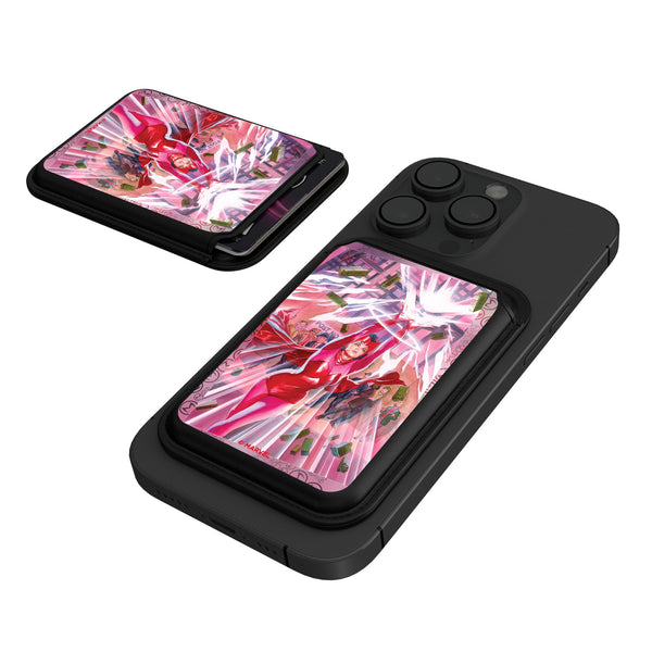 Marvel Avengers Scarlet Witch Cover Art Black Magnetic Credit Card Wallet