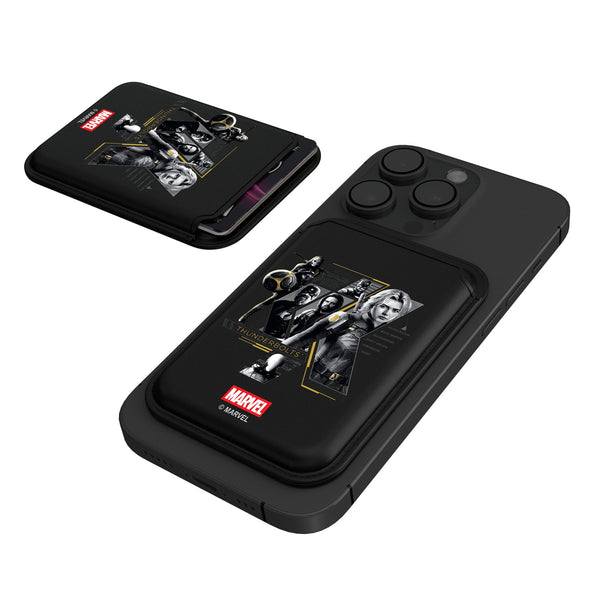 Marvel Thunderbolts Badge Black Magnetic Credit Card Wallet
