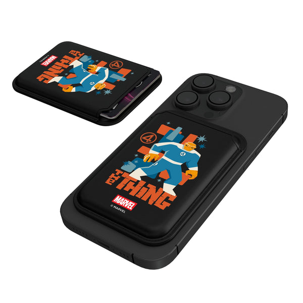 Marvel The Thing Badge Black Magnetic Credit Card Wallet