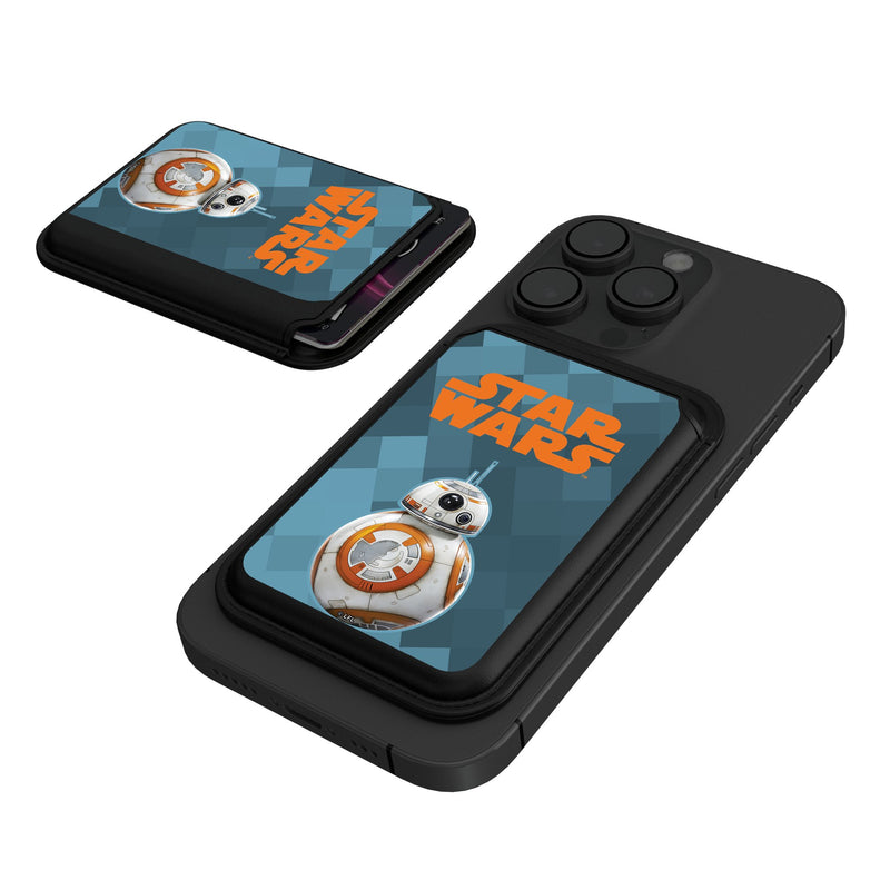 Star Wars BB-8 Color Block Black Magnetic Credit Card Wallet