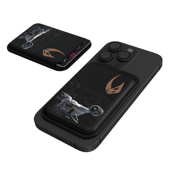Star Wars Razor Crest FactionTech Black Magnetic Credit Card Wallet