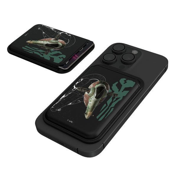 Star Wars Slave I FactionTech Black Magnetic Credit Card Wallet
