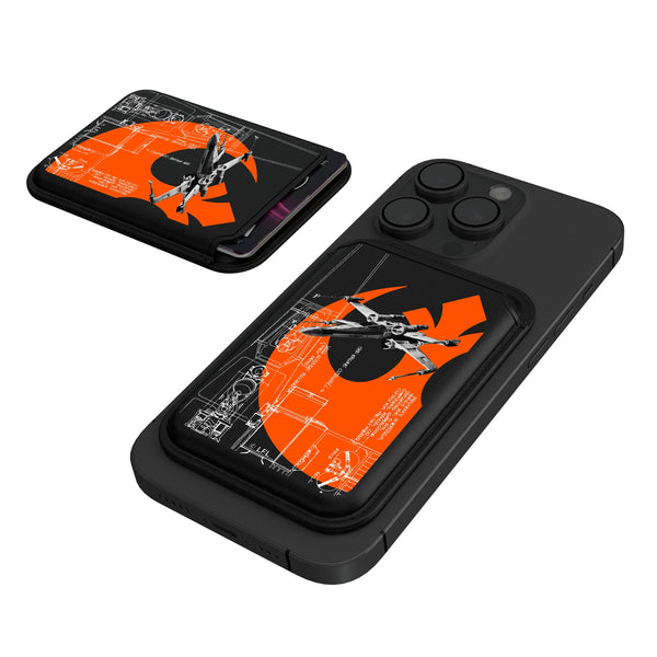 Star Wars X-Wing FactionTech Black Magnetic Credit Card Wallet